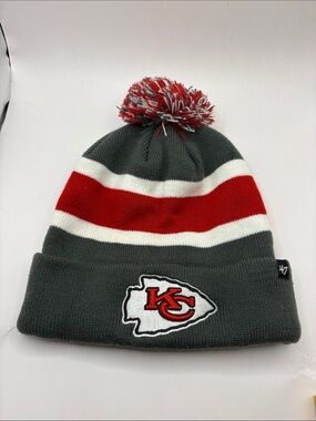 KANSAS CITY CHIEFS NFL CUFFED KNIT BEANIE HAT CAP